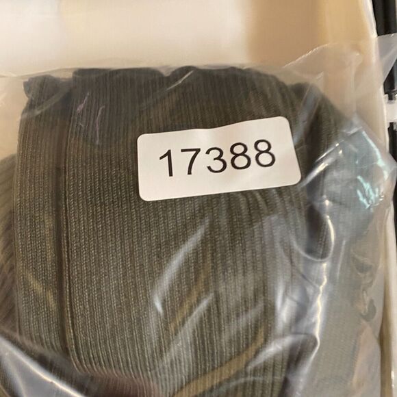 New Ashley Stewart Cropped Top Women 14/16 Gray High Neck Long Sleeve Rayon - Picture 9 of 9